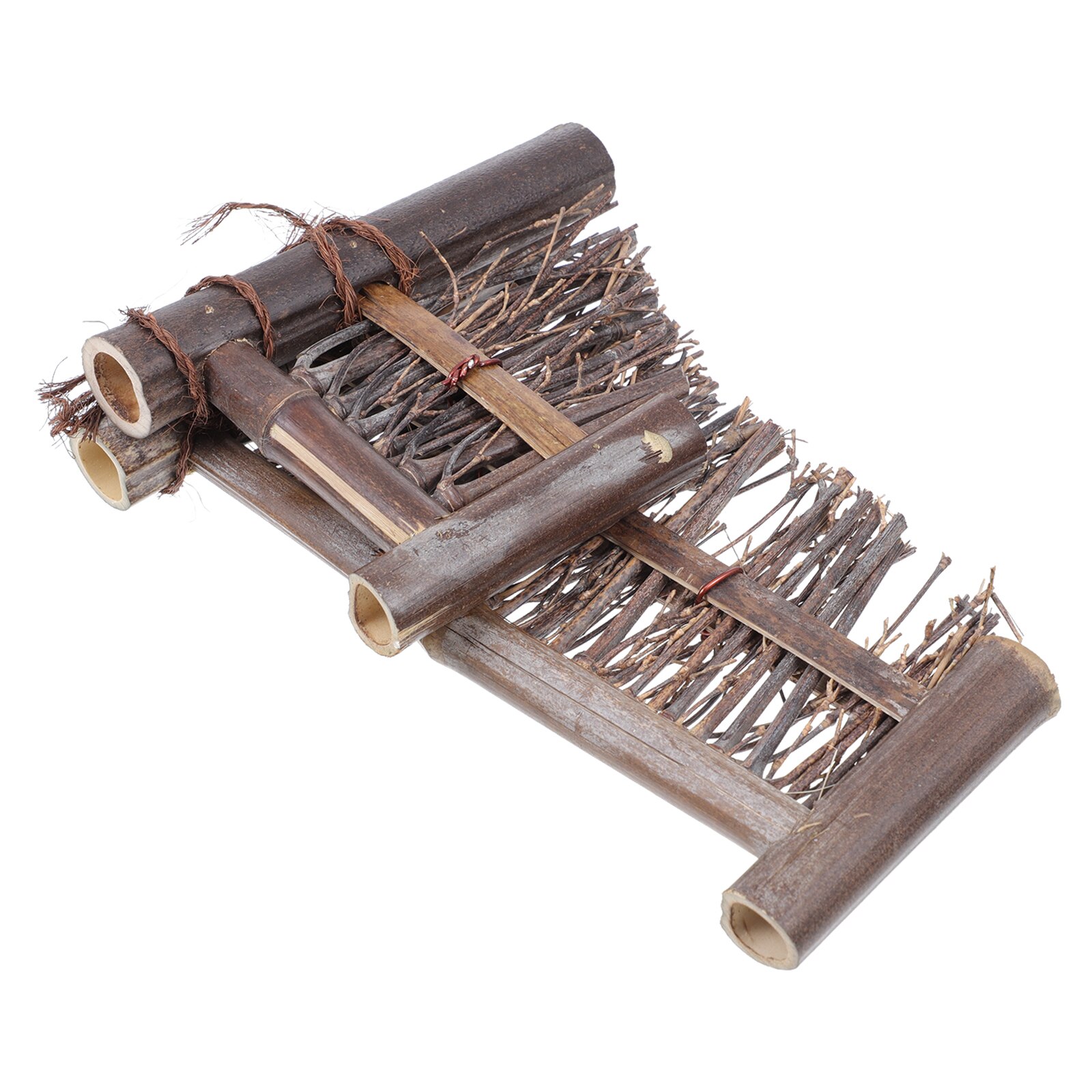 Tea Table Fence Decoration Mini Bamboo Fence Decorative Fence Tea Ceremony Supply