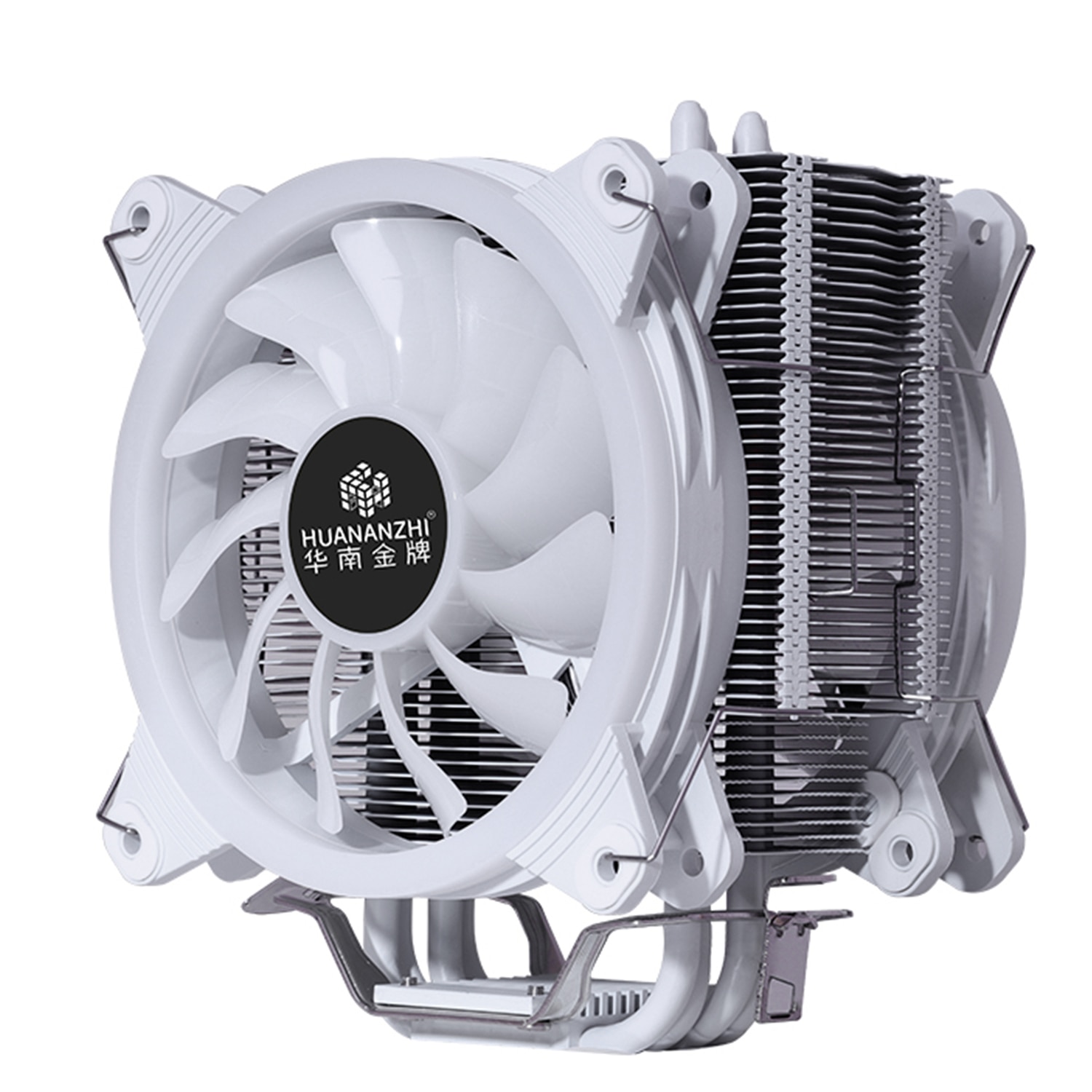 HUANANZHI A600 LGA 775 1150 1151 1155 2/4 Kupfer Heatpipe LED CPU Kühler Lüfter kühler Ruhig EINZIGEN/Dual Fan