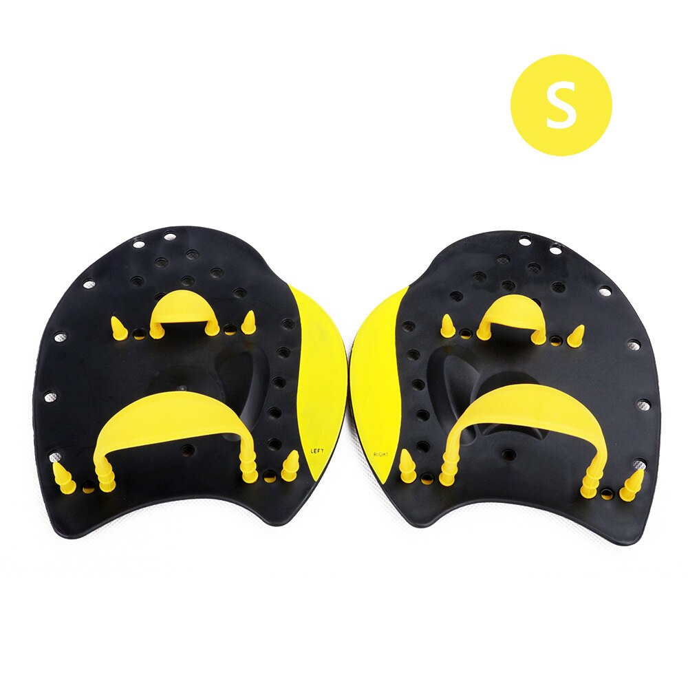 1 Pair Swimming Paddles Swimming Strokes Correction Tools Adjustable Hand Webbed Gloves for Adult Children