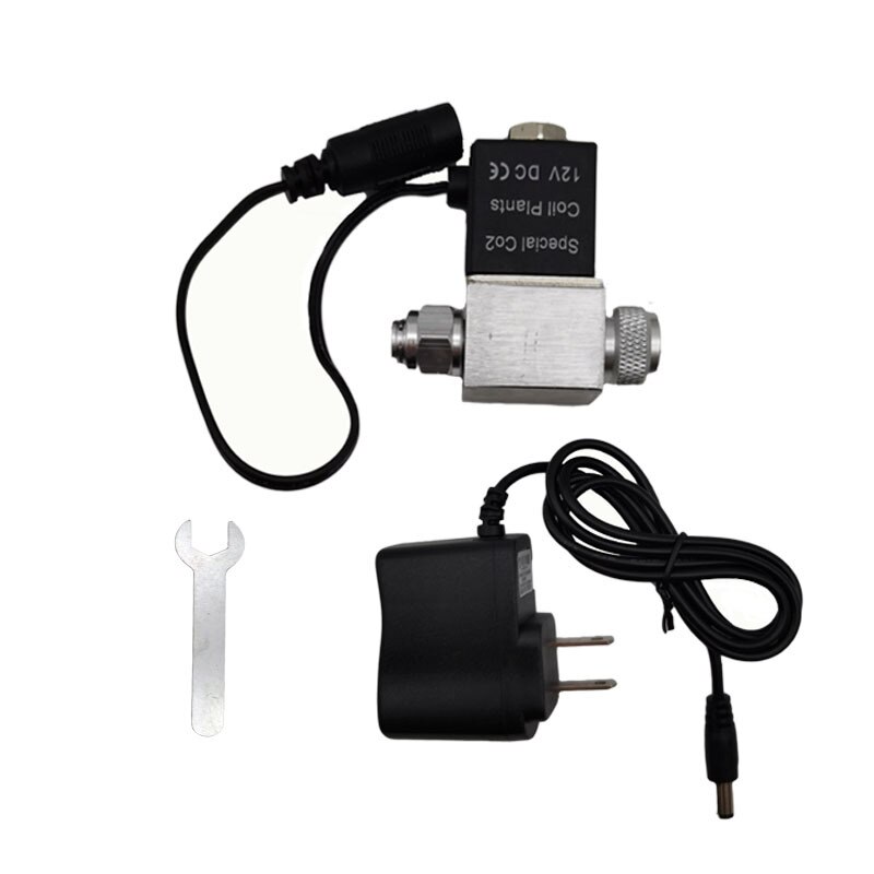Électrovanne magnétique d&#39;aquarium 220V Co2, bricolage, système CO2, vanne de régulation, interrupteur, accessoires pour Aquarium, plante d&#39;eau: Default Title