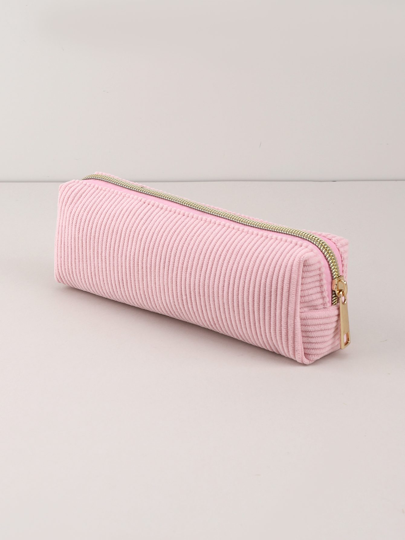 Durable Pencil Case Pouch Pen Bag School Pencil Cases With Zipper Back To School Kawaii Stationery Novelty Pencil Case: Pink