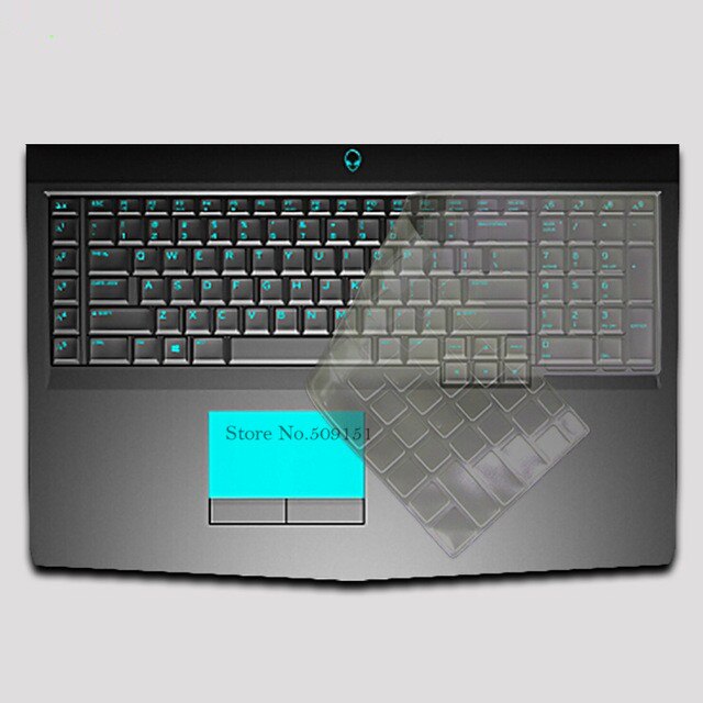 17.3 15.6 inch Laptop Ultra Dunne TPU Toetsenbord Cover Skin Protector Voor Dell Alienware 17 R3 Area-51m M17 M15 Gaming 17r5 15r4 r3: Default Title
