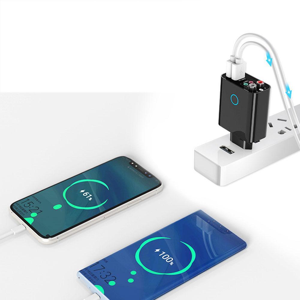 Receptor y transmisor Bluetooth V5.0 2 en 1, adaptador compatible con aplicación inteligente, adaptador de Audio, accesorios para auriculares
