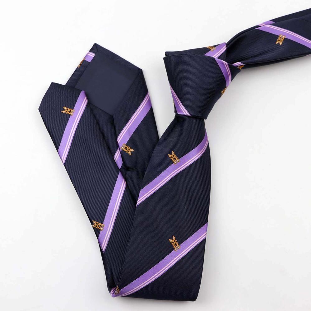 Sød tegneserie doggy jacquard slips 6cm smal afslappet polyester mandlig tynd slips business smoking shirt til mænd tilbehør: 2