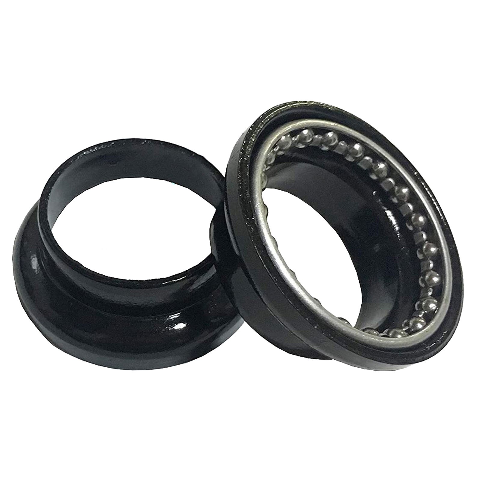 1-1/8" Bicycle Headset Heavy Duty Headset Top Cap Bearings 34mm/ 44mm Diameter Threadless Stem Tapered Sealed BMX Bearing Nuts