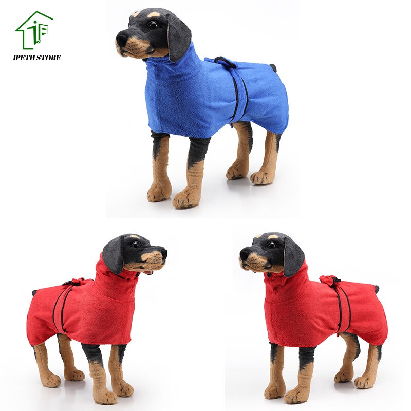Hundehåndkle superabsorberende hundebadekåpe mikrofiberbadehåndklær hurtigtørkende kattebadehåndkle for liten middels stor hund