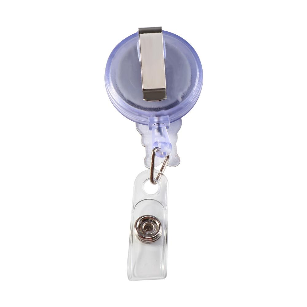 Leuke cartoon id-kaarthouder met oprolmechanisme, uitschuifbare kaarthouder voor kantoorartikelen, kaarthouder, naamkaarthouder, badgehouder.