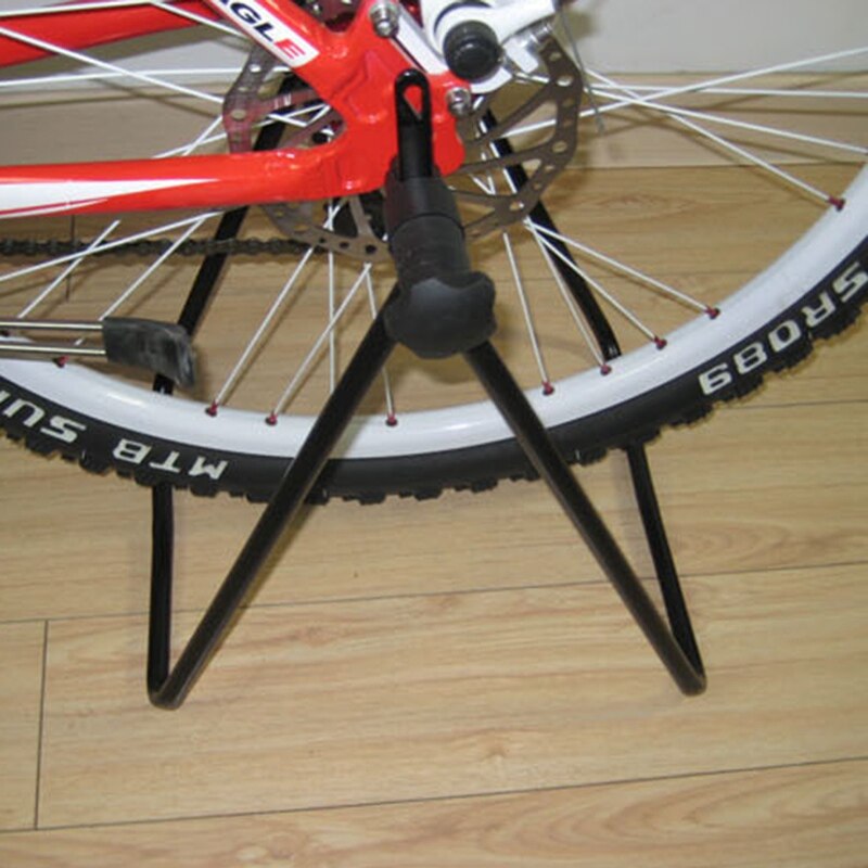 Folding Bicycle Racks Trainer Stationary Bike Cycling Stand Parking Rack Rear Hub Mount Rack Bicycle Bracket Support Parts Brace