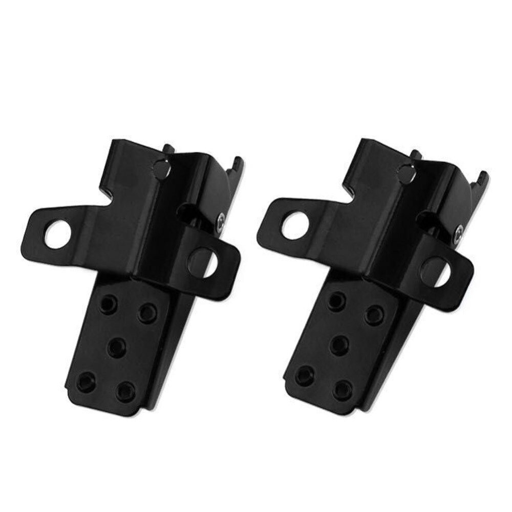 Black Retro Motorcycle Clamp-on Steel Axle Foldable Foot Step Pegs MTB BMX bike Folding Pedal Footrest Footpeg Universal