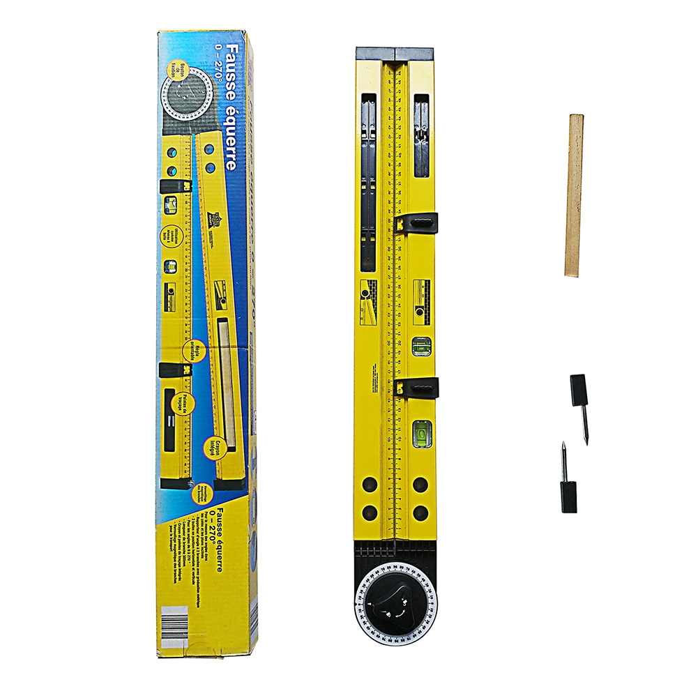 Multi-Function Measuring Scribing Gauge Woodworking Scribe ruler Compass Slope Instrument Horizontal Positioning Tool
