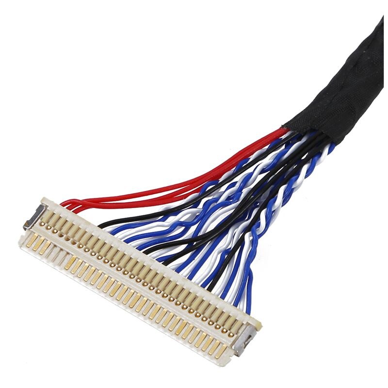 Cable LVDS Fix 30P S8 de 30 pines a 30 Pines de 2 canales y 8 bits para pantalla de panel LCD