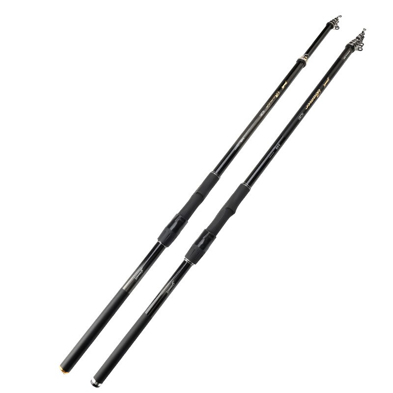 Karbonowa wędka obrotowa latająca przynęta na karpia z włókna węglowego lekka sztywna 28 regulowana miniaturowa wędka uchwyt rolki: 4.5 m