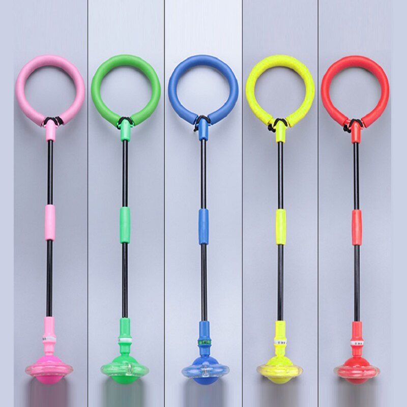 freundlicher glühend hüpfen Bälle Eine Fuß LED-Blitz Springen Seil Knöchel Überspringen für freundlicher Jungen Mädchen Bildung Spielzeug