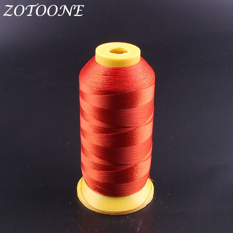 ZOTOONE Metallic Embroidery Red Threads Polyester For Sewing Craft Machine DIY Madeira Sewing Fabric Accessories For Clothes: Default Title