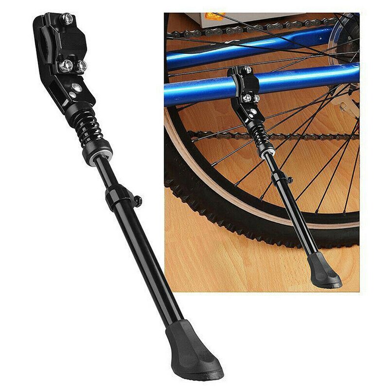 Bike Side Kickstand Adjustable Bicycle Kickstand Mountain Bike MTB Aluminum Side Rear Kick Stand Stand Bicycle Accessories