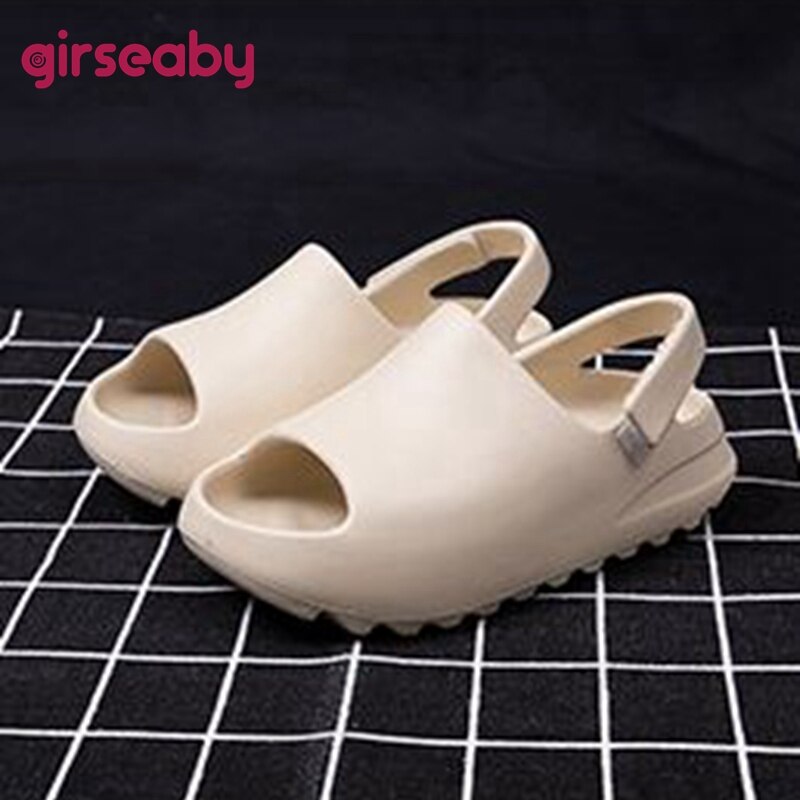 Baby Kleinkind Kinder Erwachsene Slip-On Sandalen Jungen Mädchen Schaum Strand Sommer Sliders Knochen ResinChildren Leichte Wasser Schuhe