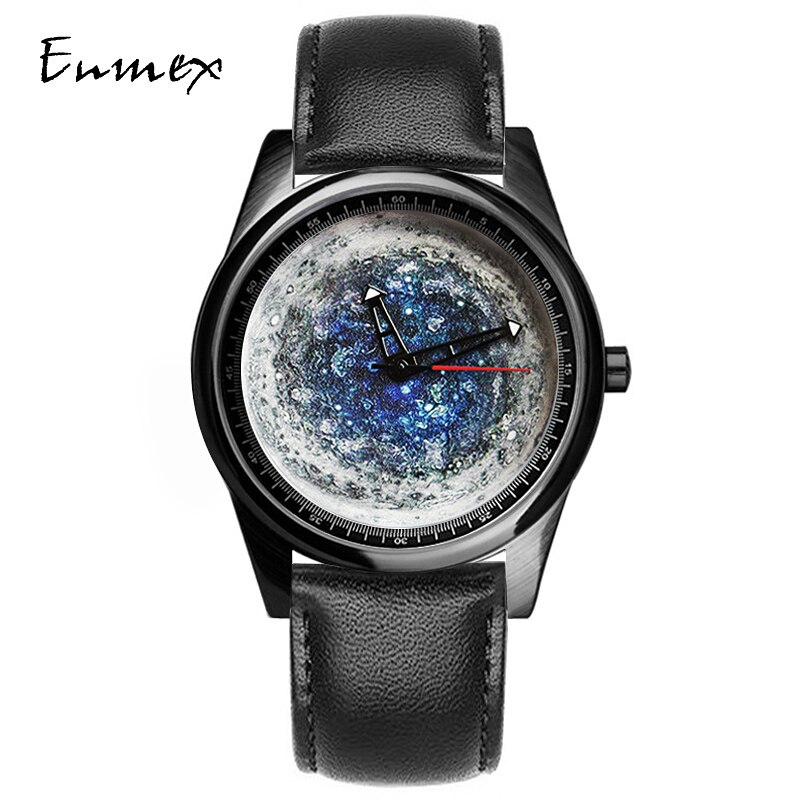 Enmex Individualisering Speciale Horloge Van De Ster Creatieve Neutrale Staal Quartz Klok Mannen Horloge: cw2