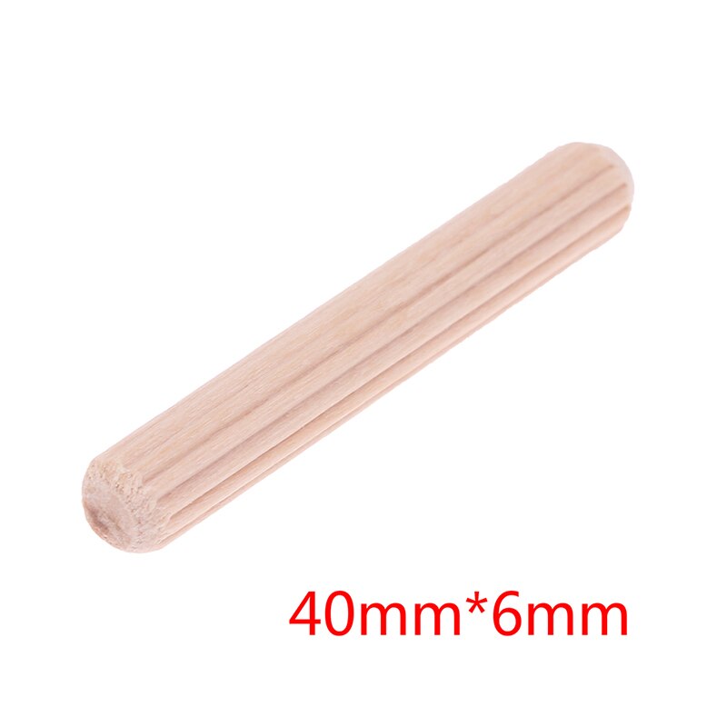 100Pcs Woodworking Doweling Jig Kit Round Grooved Fluted Wooden Plug Wood Dowel Pins Rod Drilling Guide Locator Tool