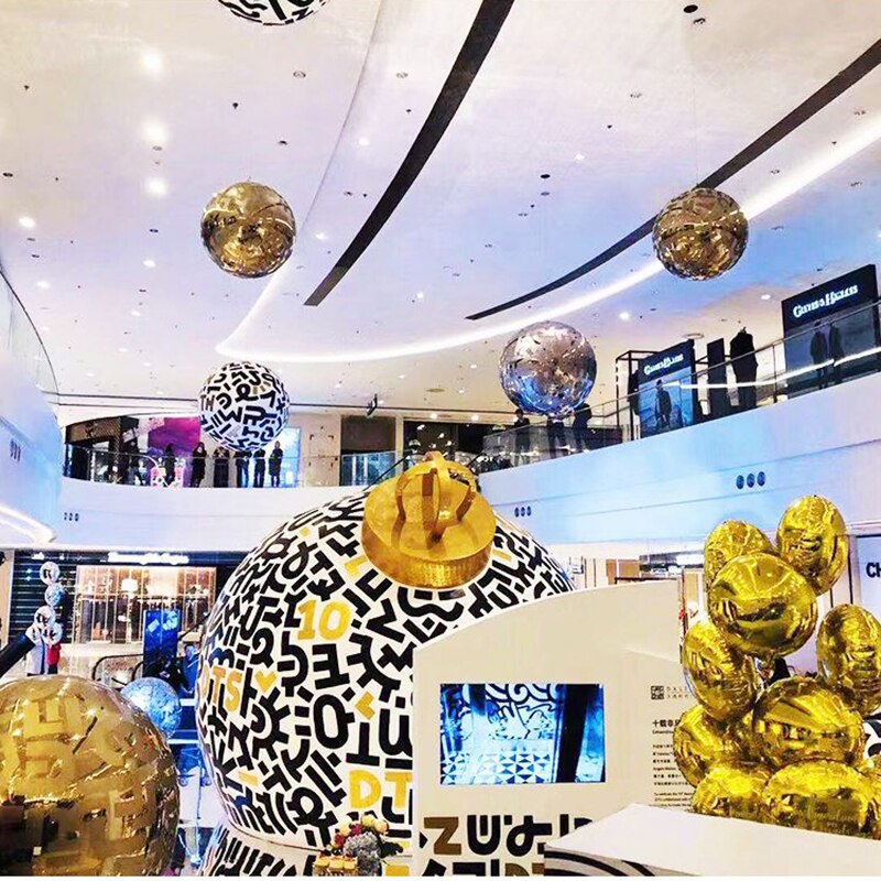 Stainless Steel Mirror Polished Hollow Reflective Garden Sphere for Home Garden Decor Supplies Ornament