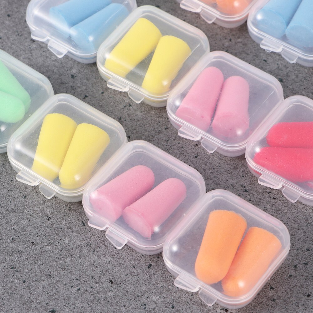 12 Boxes Anti-Noise Earplugs Soft Quiet Sleeping Ear Plugs No Cords Noise Reduction Perfect for Study Sleeping Working Travel Sn