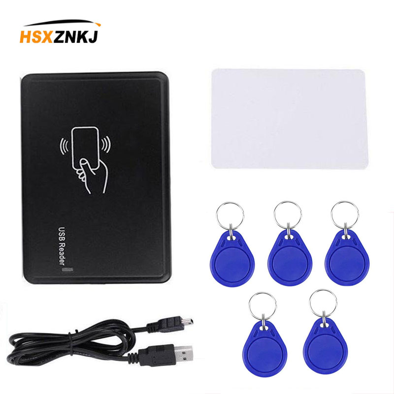 USB card reader copy writer em4305 t5577 card reader rfid copier 125 khz programmer burner for home security access control