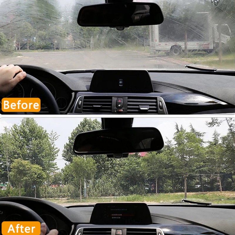 50ml Automotive Glass Coating Agent Rainproof Agent Glass Rain Mark Oil Film Remover Car Glass Multifunction Cleaner Tools