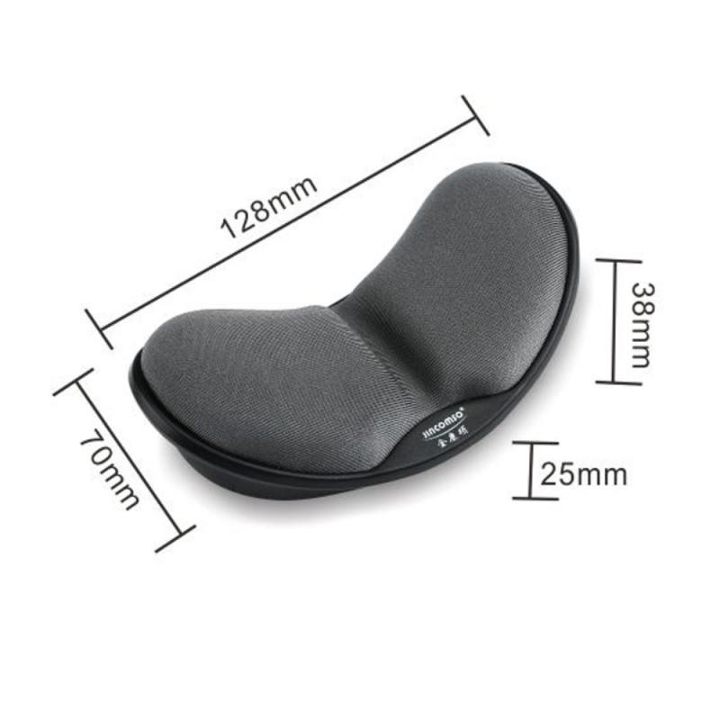 Ergonomic Mouse Pad Portable High-grade Fabric Wrist Rest Non-Slip Memory Foam Slow Rebound For Laptop PC Computer Office Work