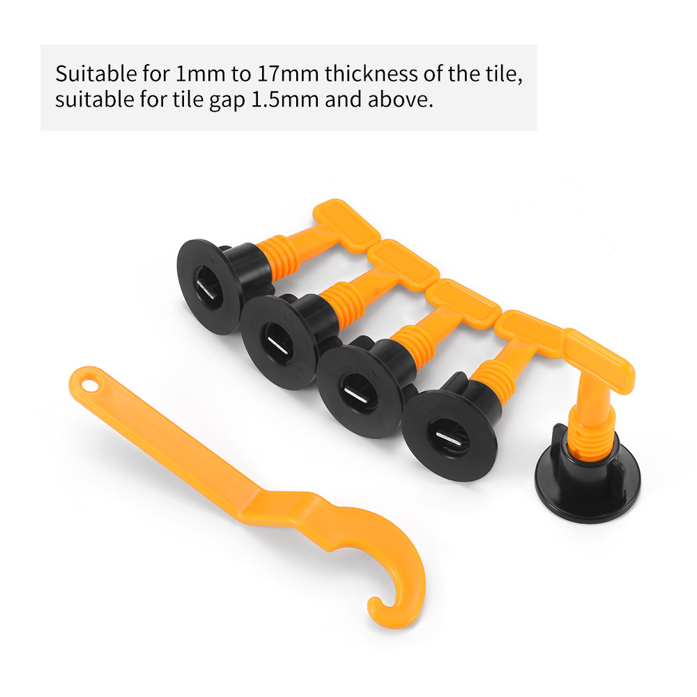 50pcs Ceramic Tile Leveler Tile Leveling System Reusable Tile Leveling For Floor And Wall Construction Tools