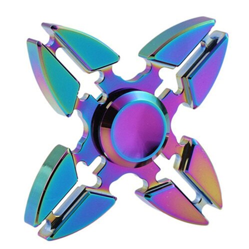 10 Style Rainbow Fidget Spinner Hand Spinner Metal EDC Sensory Decorate Finger Spinner For Autism ADHD Adult Anti Stress Toys: 8