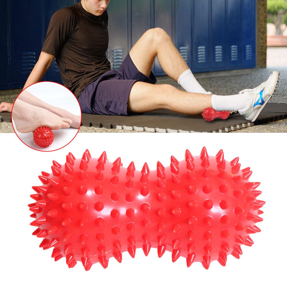Peanut Massage Ball Spiky Trigger Point Relief Muscle Pain Stress Sensory Ball Therapy Health Care Gym Muscle Relax Apparatus