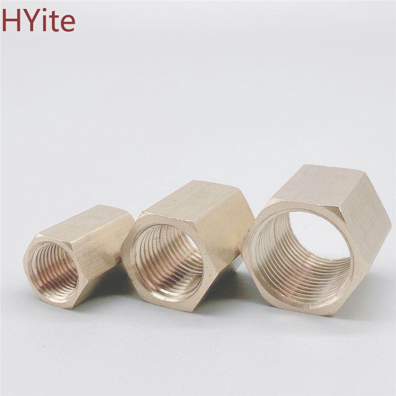 Brass Copper Hose Pipe Fitting Hex Coupling Coupler Fast Connetor Female Thread 1/8" 1/4" 3/8" 1/2" 3/4" BSP
