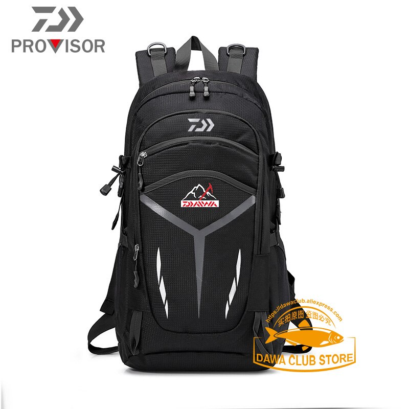 Waterproof Fishing Backpack Toolkit Camping Mountaineering Picnic Travel Backpack Multipurpose Night Reflection Fishing Bag