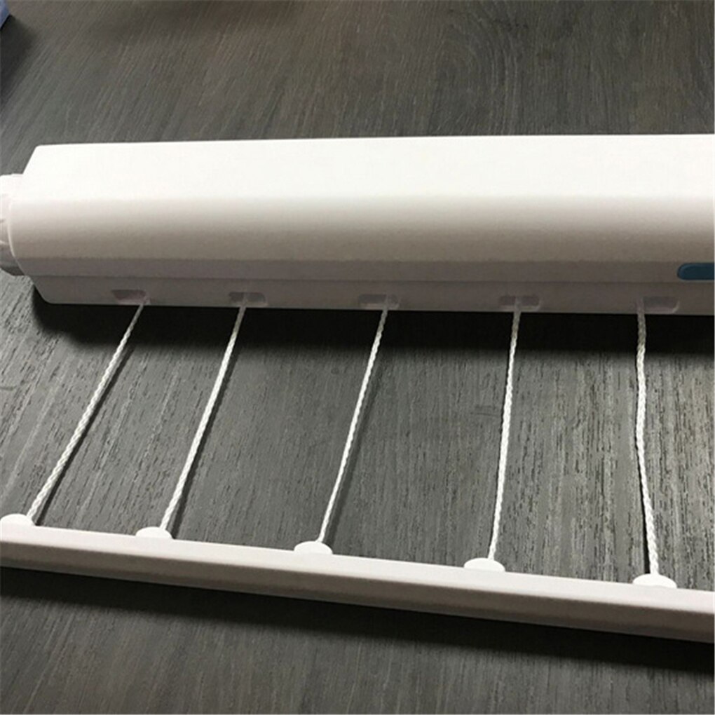 Cintre d'Intérieur Rétractable en Corde, Porte-Serviettes de Séchage, Fixation Murale, Cordon à Linge Flexible, Sèche-Linge de Salle de Bains, idéal pour les Vêtements