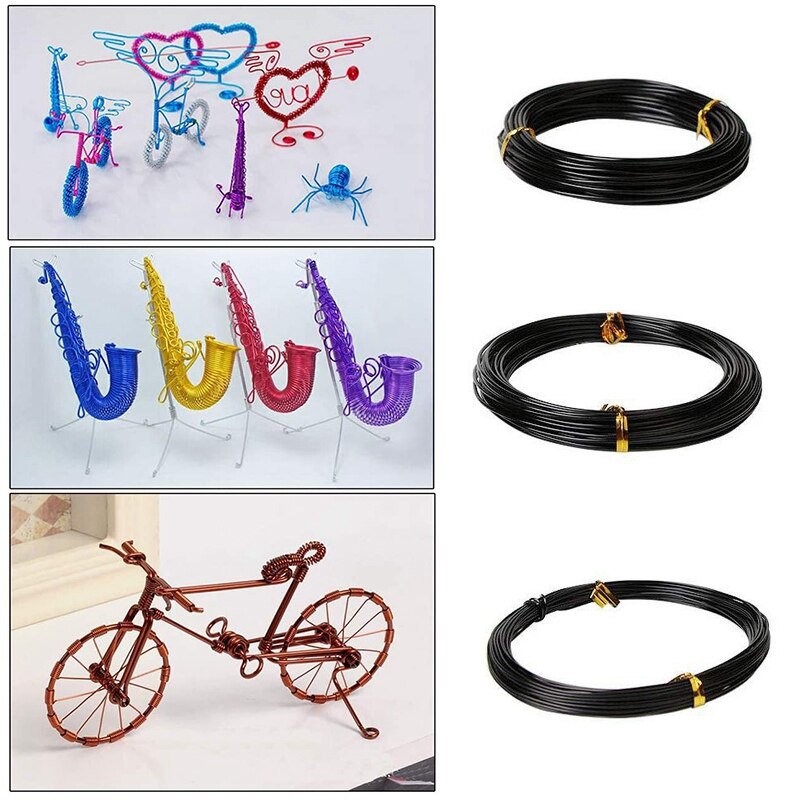 Bonsai Wire Set with Flower Pot Hole Mesh Pad,Copper Bonsai Training Wire for Bonsai Tree Kit 20 Plastic Mesh Mat