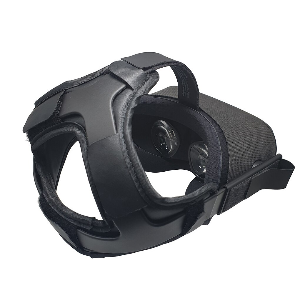 Vr óculos faixa de couro do plutônio vr capacete almofada cabeça almofada cinta substituição para oculus quest