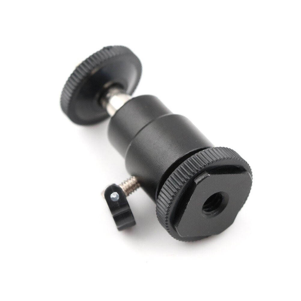 mini smart kulehodebrakett / holder / monteringsholder kulehode med lås til kamerastativ størrelse :6.5 x 4x 2.5cm/2.56 "  x 1.57 "  x 0.98