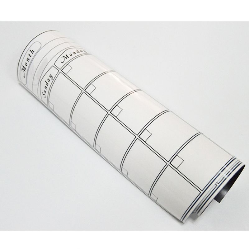 A3 magnétique mensuel planificateur tableau blanc calendrier réfrigérateur aimant effaçable Message CORA