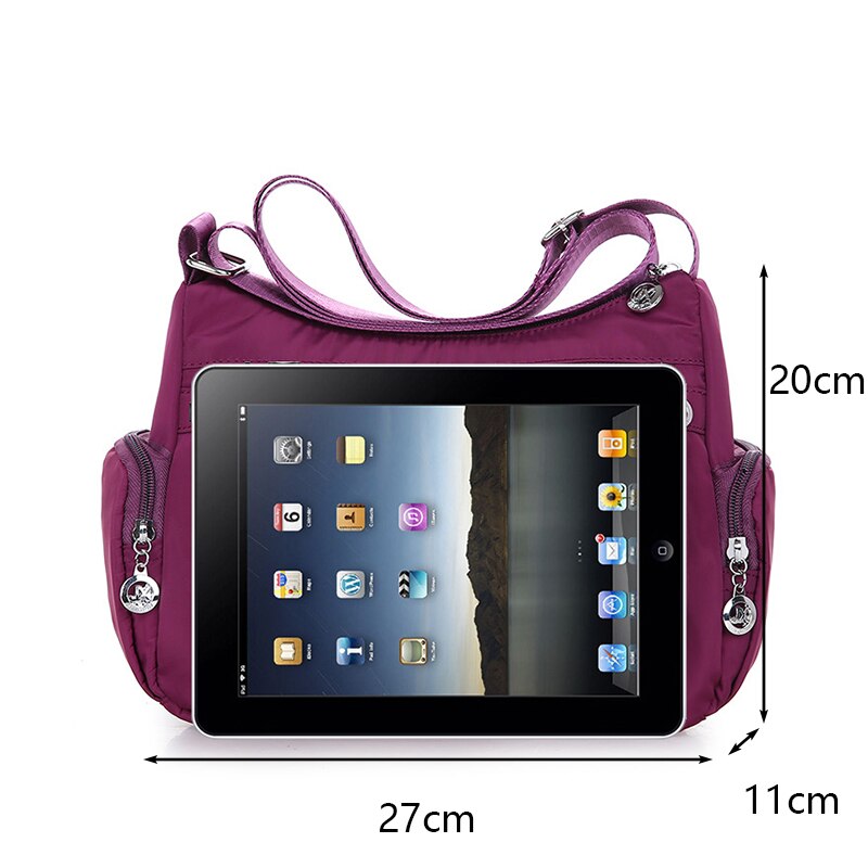 Borsa a tracolla multi-tasca Casual borsa a tracolla Oxford impermeabile borse moda borse da viaggio di grande capacità borsa sac