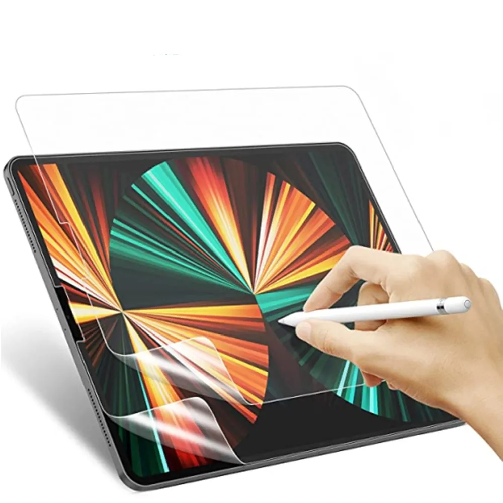 Papiergevoel Screenprotector Film Matte PET-schilderij Schrijven voor iPad Pro 11 12,9 inch Air 3 4 5 7e 8e 9e 10e Gen 9,7 10,2 10,9
