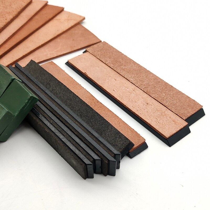 Sharpened leather Paste Sharpening wax grinding polishing knife sharpener Leather Compound Grinding Knife machine Honing Strop