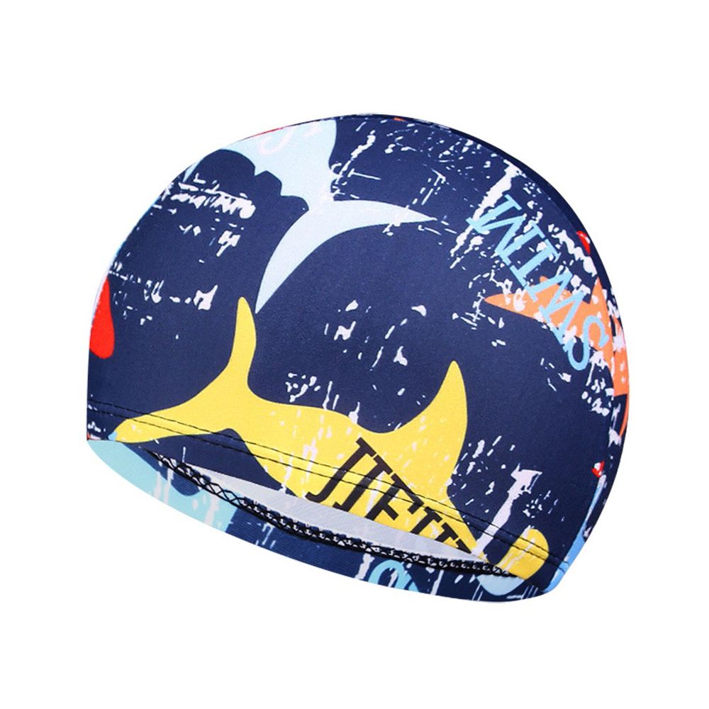 Zwemzwembad Calico Zwemmuts Sneldrogende Elastische Duikhoed Ademende Zwembadhoed Badkleding Hoeden Zwemmutsen Sportaccessoire: Bordeaux