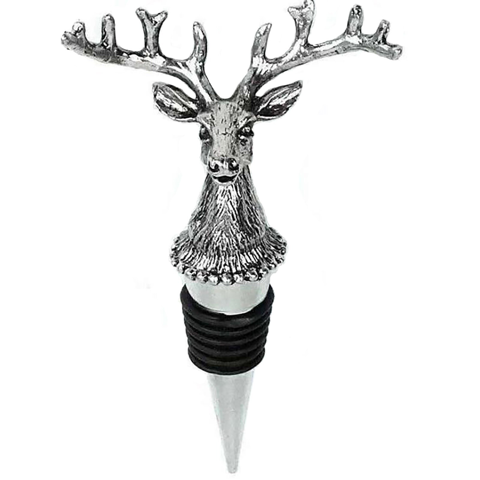 Animaux Bouchon de Vin En Silicone, Simulation Tête D'animal, Vin Bouchon De Bouteille Décoration De La Maison Bar Outil Pour Bouteille De Vin
