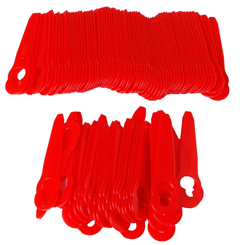 100 pièces en plastique balançoire lame pendentifs pour DKGT06 20V Lithium 1500mAh sans fil coupe gazon jardin Timmer A