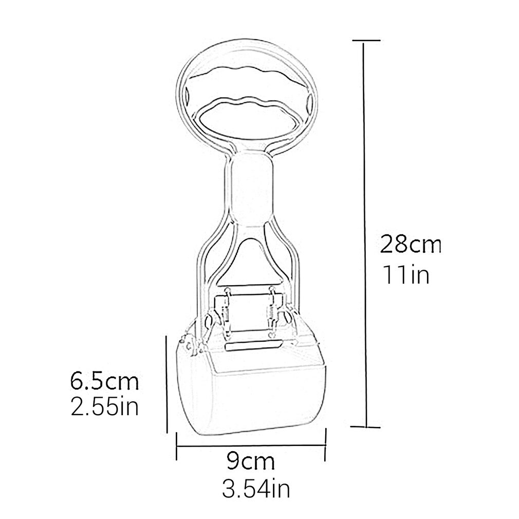 Long Handle Pet Waste Picker Pooper Scooper Folding and Expanding Jaw Poop Scoop Pick Up Waste One Hand Cleaning Tools