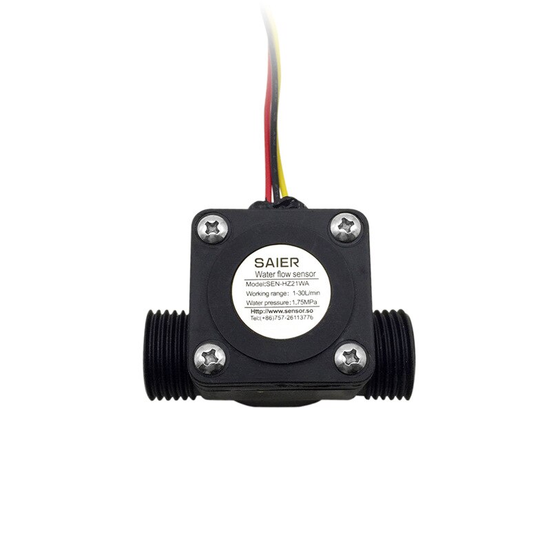 Sai Shenger supplies 4 points plastic Hall flowmeter, water heater flow