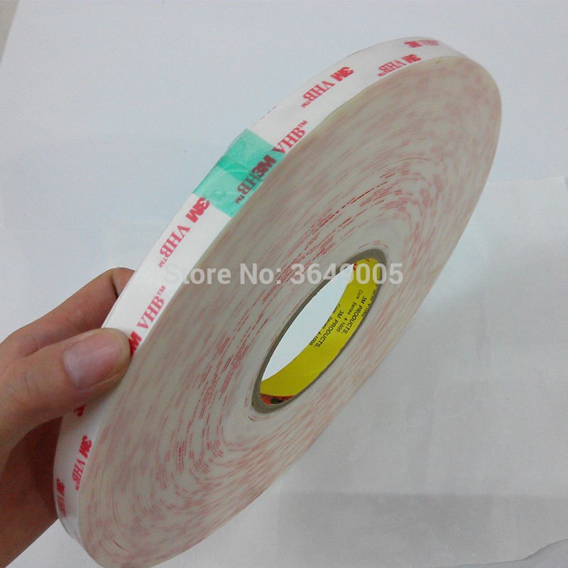 3 m 4950 Vhb Acryl Foam Zelfklevende Tape Voor Metalen, dikke 1.1mm, breedte 10-30mm