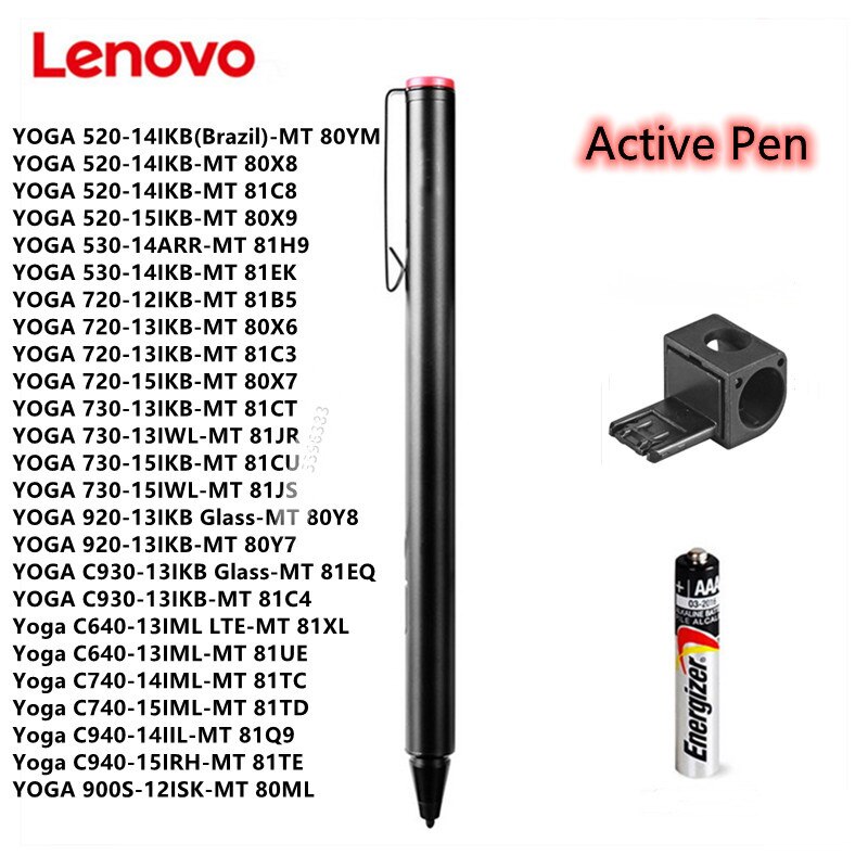 Stylus Pen for Lenovo Thinkpad Yoga460/260/520/530/720/900s Yoga 730/C740/C640/X1yoag Flex 15 Active Pen