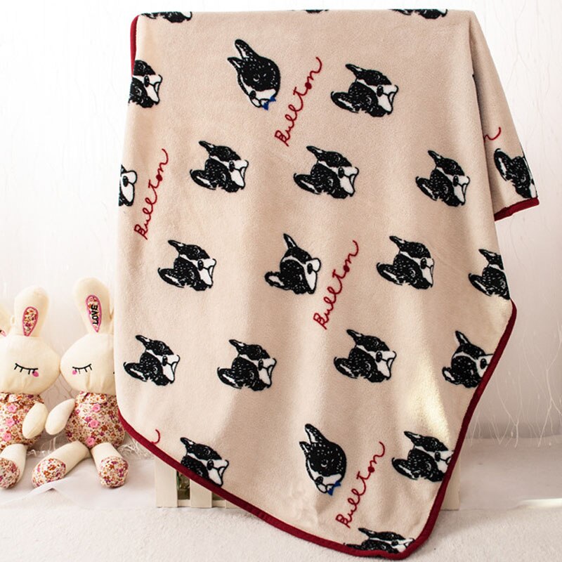 Winter Warm Hond Bed Voor Honden Zachte Fleece Deken Huisdier Hond Slapen Mat Huisdieren Matras Kussen Bull Terrier Franse bulldog Bedden