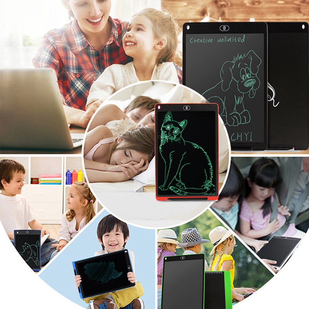 12&#39; LCD Writing Tablet Pad for Boogie Board simple Style Boards Stylus Kids Writing Board