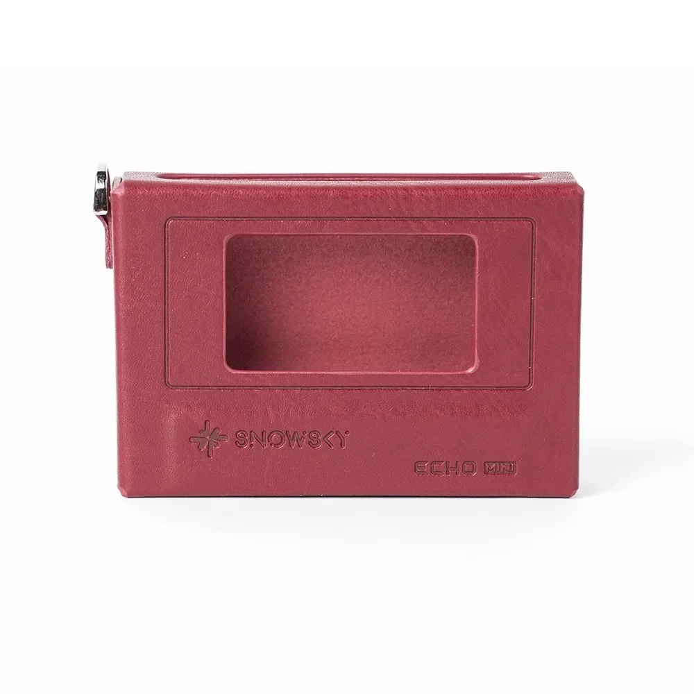 Fiio Echo Mini Music Payer Protective Case SnowSky Echo Mini Portable MP3 Player Custom Portable PU Leather Case: Red